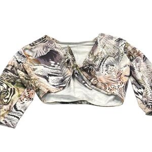 Gabriela Pires Long Sleeve Tie Coverup